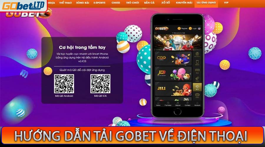 Hướng dẫn tải Gobet với thao tác nhanh chóng